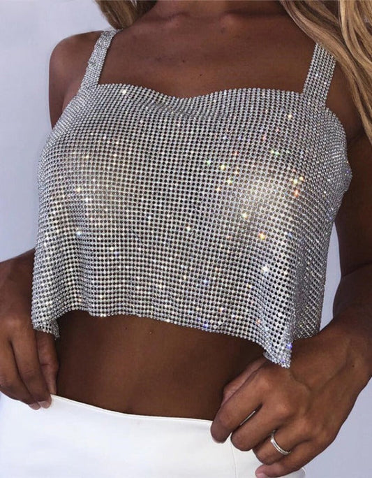 WENDY RHINESTONES TOP