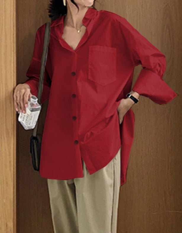 CHERYL ASYMMETRICAL SHIRT