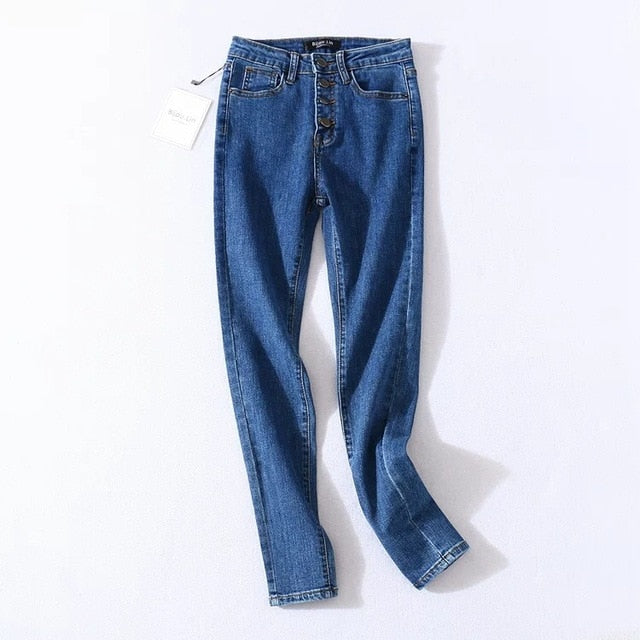 ZARIA HIGH WAISTED DENIM PANTS