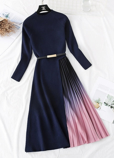 NATALIE GRADIENT DRESS