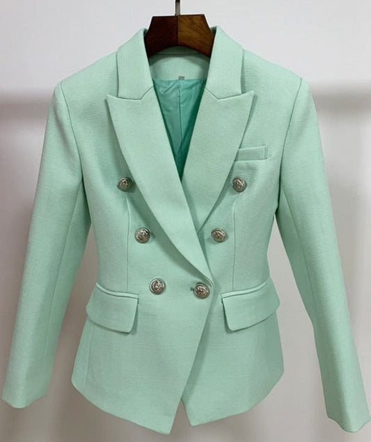 NASTASIA MINT BLAZER