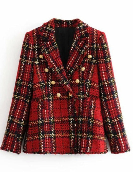 LUCIA CHIC CHECK BLAZER