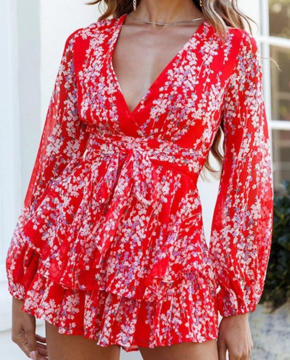 CUTE RUFFLE ROMPER