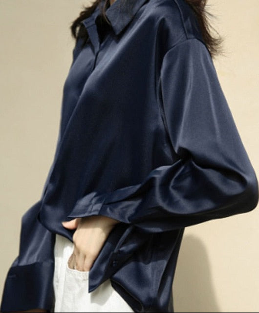 DARIA SATIN SHIRT