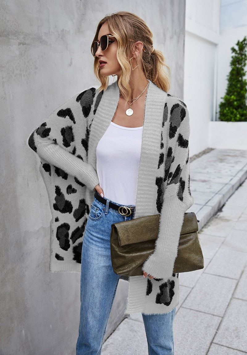 Perfection Leopard Knit Cardigan