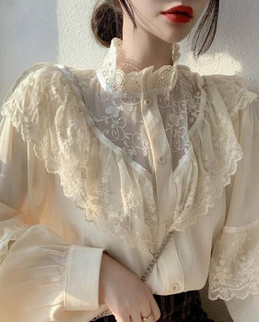 FIONA RUFFLED BLOUSE