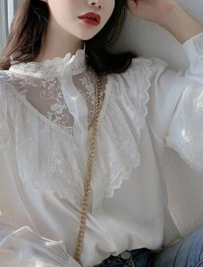 FIONA RUFFLED BLOUSE