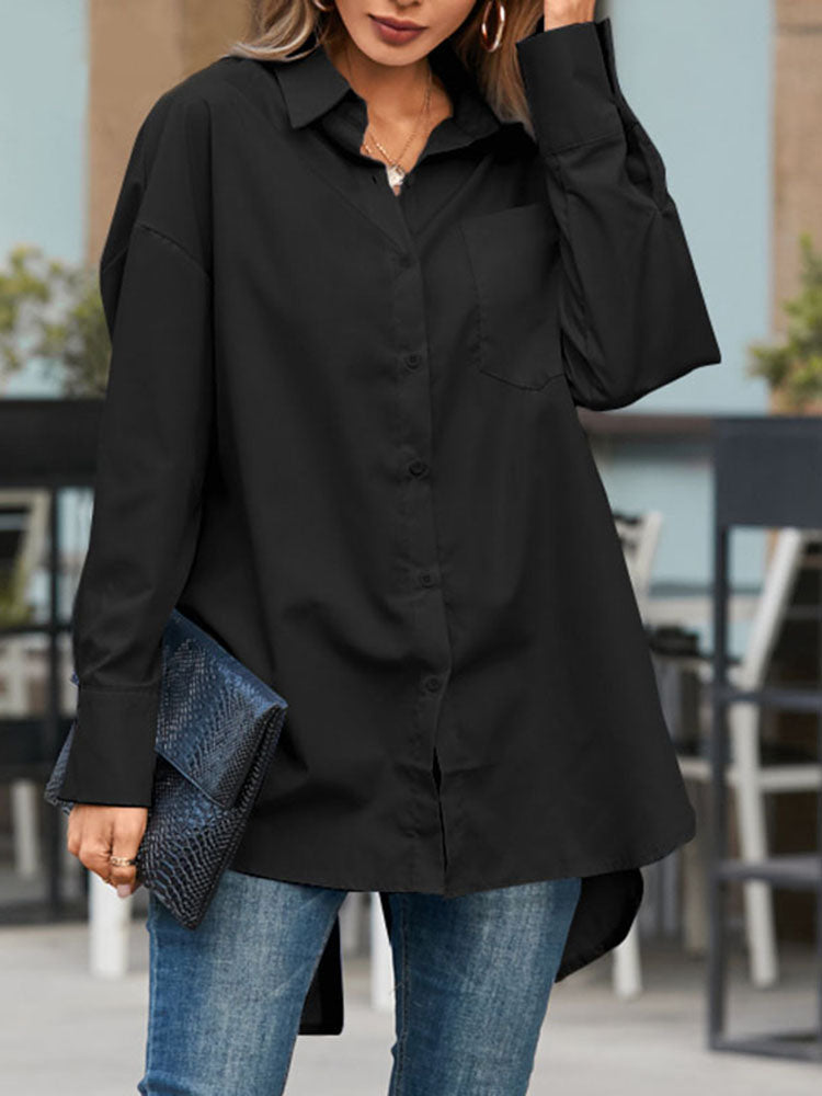 CHERYL ASYMMETRICAL SHIRT